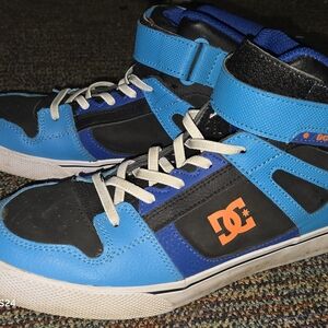 DC Kids High-Top Sneakers - Blue and Black